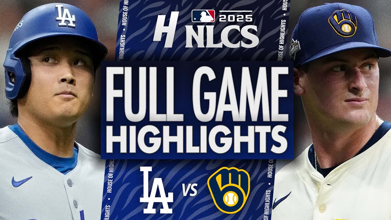 Dodgers vs Brewers Game 1 Highlights | Epic Showdown | October 13, 2025 MLB Playoffs ⚾
