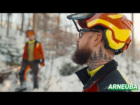 Holzeinsatz im Winter - Uniforest Getriebewinde 65G | Arneuba Landtechnik | Erzgebirge