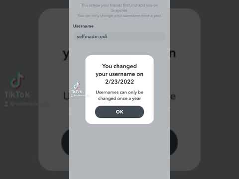 Change Username On Snapchat!!!