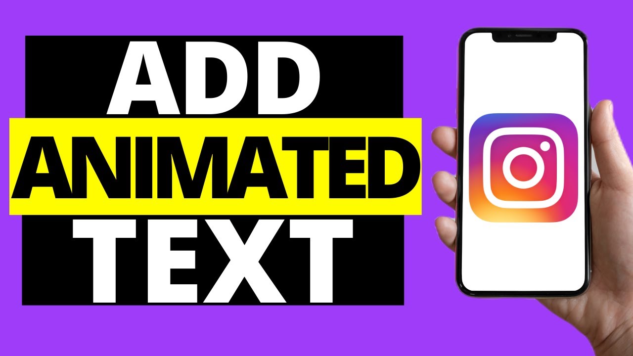 Add Animated Text to Instagram Stories in 2021 ✨