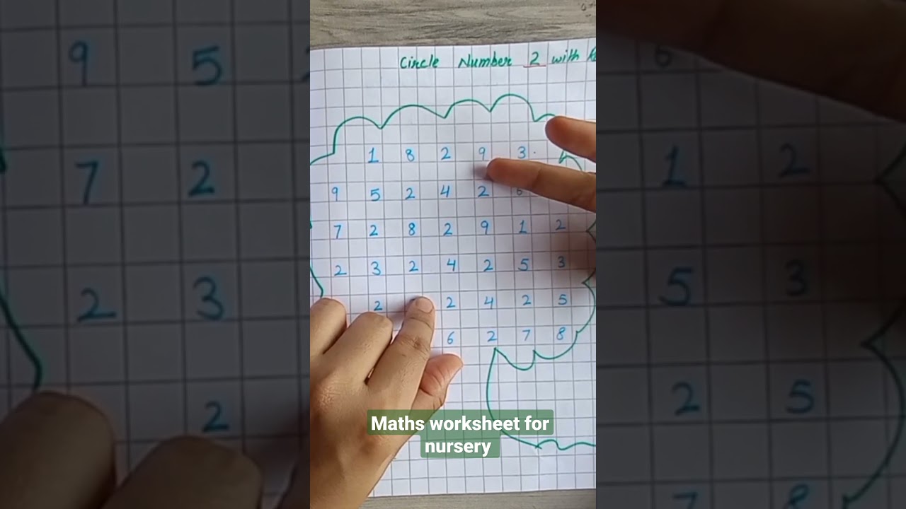 Fun Nursery Maths Worksheet for Kids 🧮 | Boost Early Learning