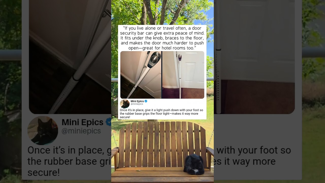 Travel Safety: Secure Your Room with a Door Bar 🛏️