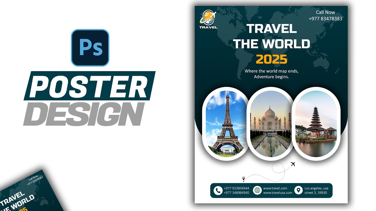 Create a Professional Poster in Photoshop ๐จ