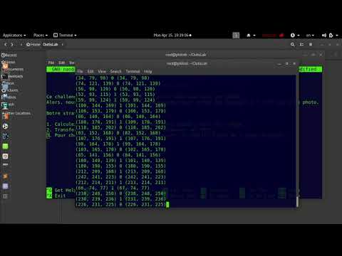 Steganography - conceal text message inside an image file