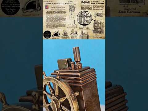 🇺🇸 The "Nautical T-T" Table Lighter by Ronson [1930s] 🇺🇸 #design #oldisgold #lighter