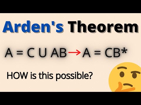 Arden's Theorem/Lemma Proof