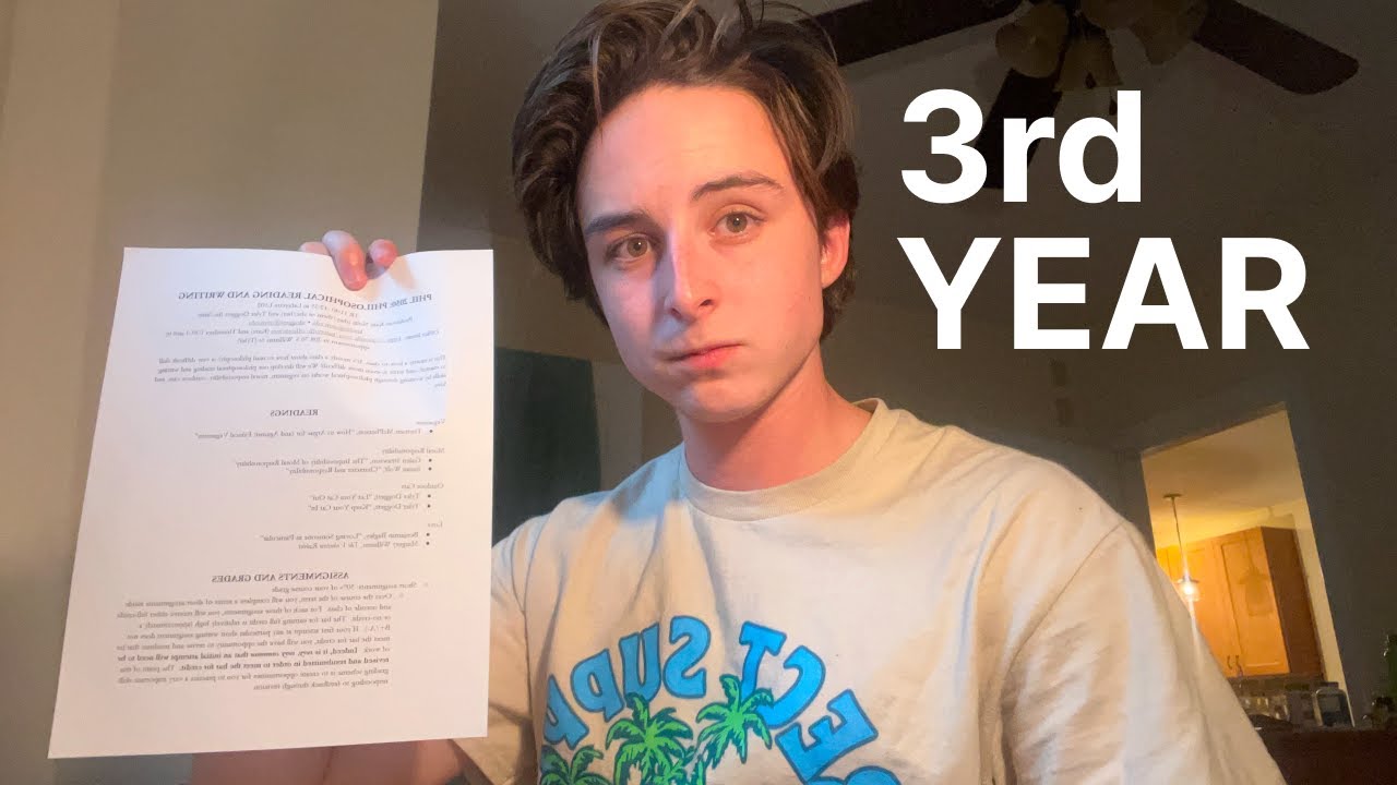 Junior Year Math Major Course Schedule 📚