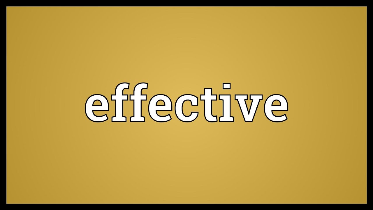 Effective Meaning