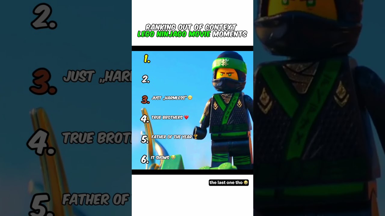 Top Lego Ninjago Movie Moments 😭