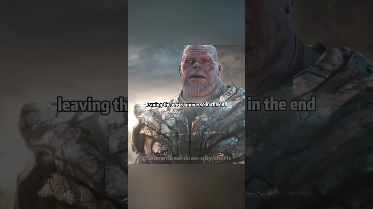 Iron Man vs Thanos: The True Story Behind the Scene