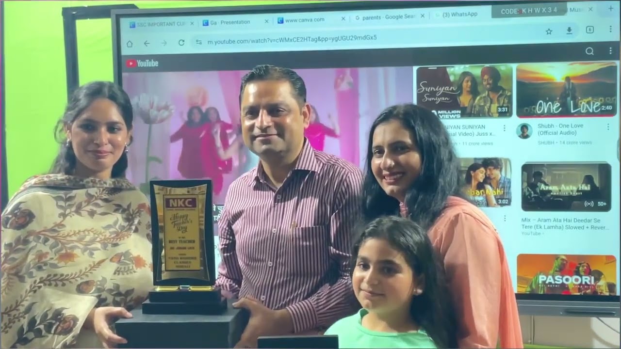 Teacher's Day Celebration at Nand Kishore Classes