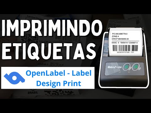 ETIQUETAS NA MINI IMPRESSORA TÉRMICA 58MM MPT-II