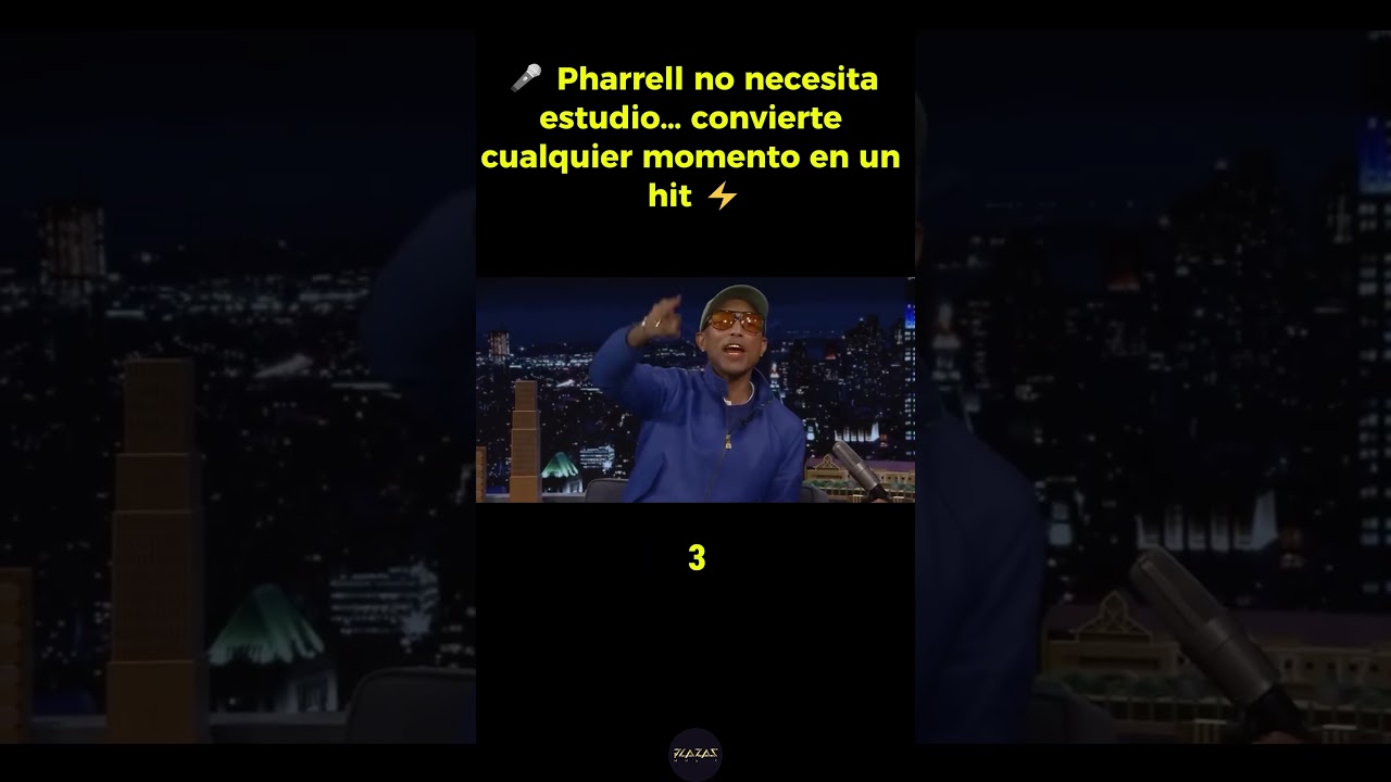 Pharrell Transforma Cualquier Momento en un Hit en Segundos 🎤