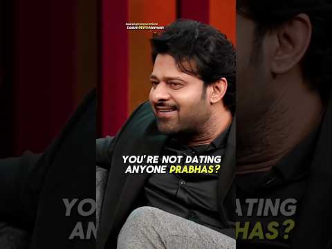 Is Prabhas😻 Dating Anushka? | Prabhas told About his Relationship