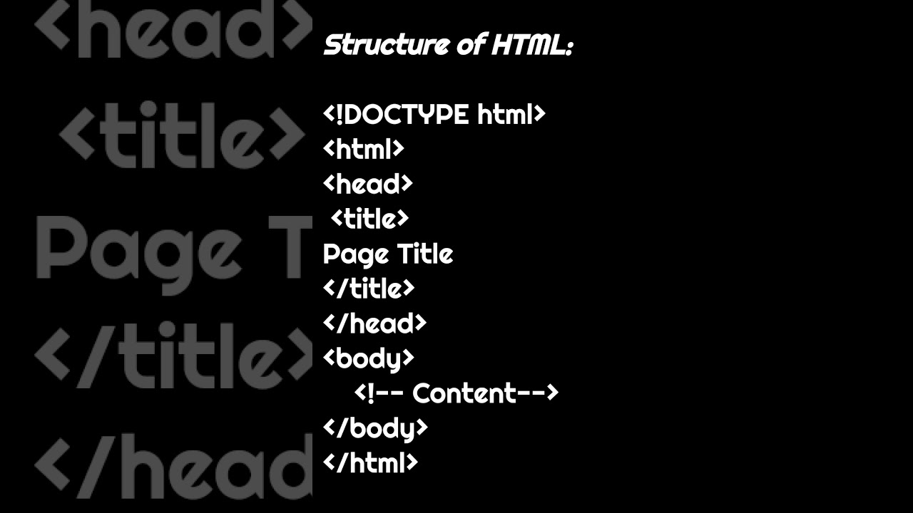 HTML Basic Structure Explained: Your Complete Guide to Building Web Pages 🖥️
