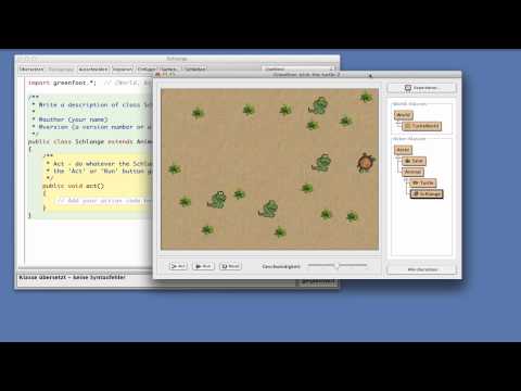 Greenfoot Tutorial Teil 7 - Achtung Schlangen