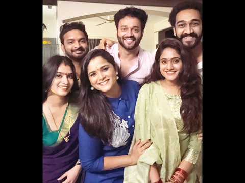 Akarsh Byramudi Aishwarya Couple with their Friends Sravana Varalakshmi Vratham Pooja