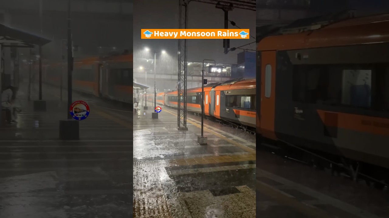 Bhagalpur-Howrah Vande Bharat Amid Heavy Monsoon 🌧️