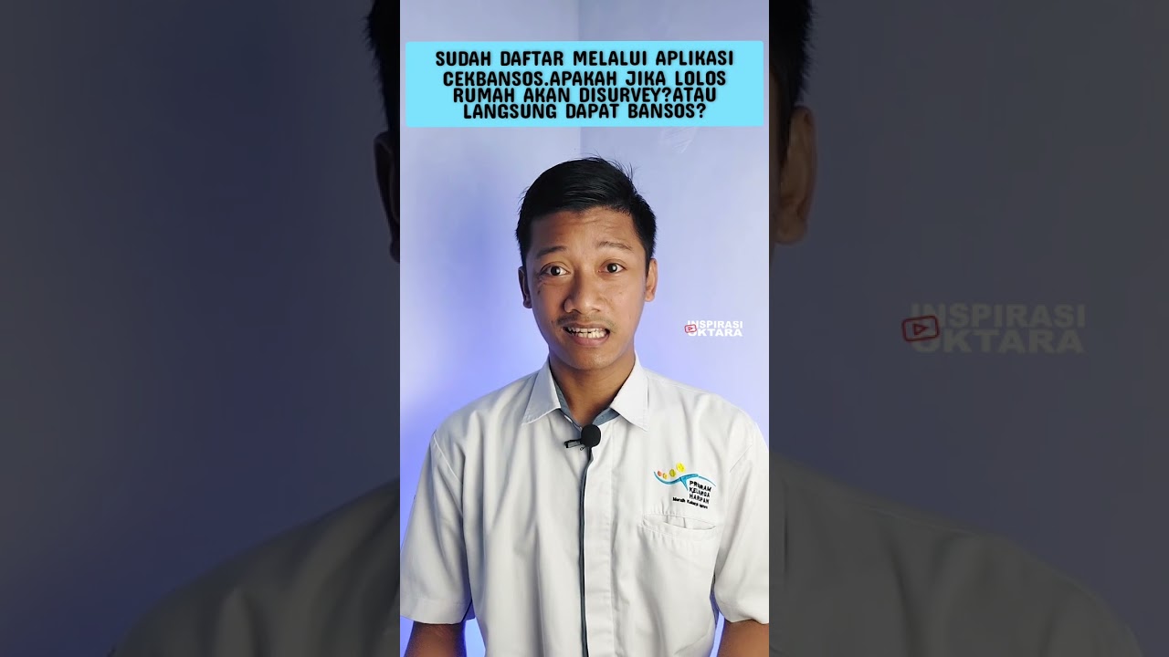 SUDAH DAFTAR DIRI KE APLIKASI CEK BANSOS. APAKAH RUMAH AKAN DISURVEY ATAU LANGSUNG DAPAT BANTUAN❓️❓️