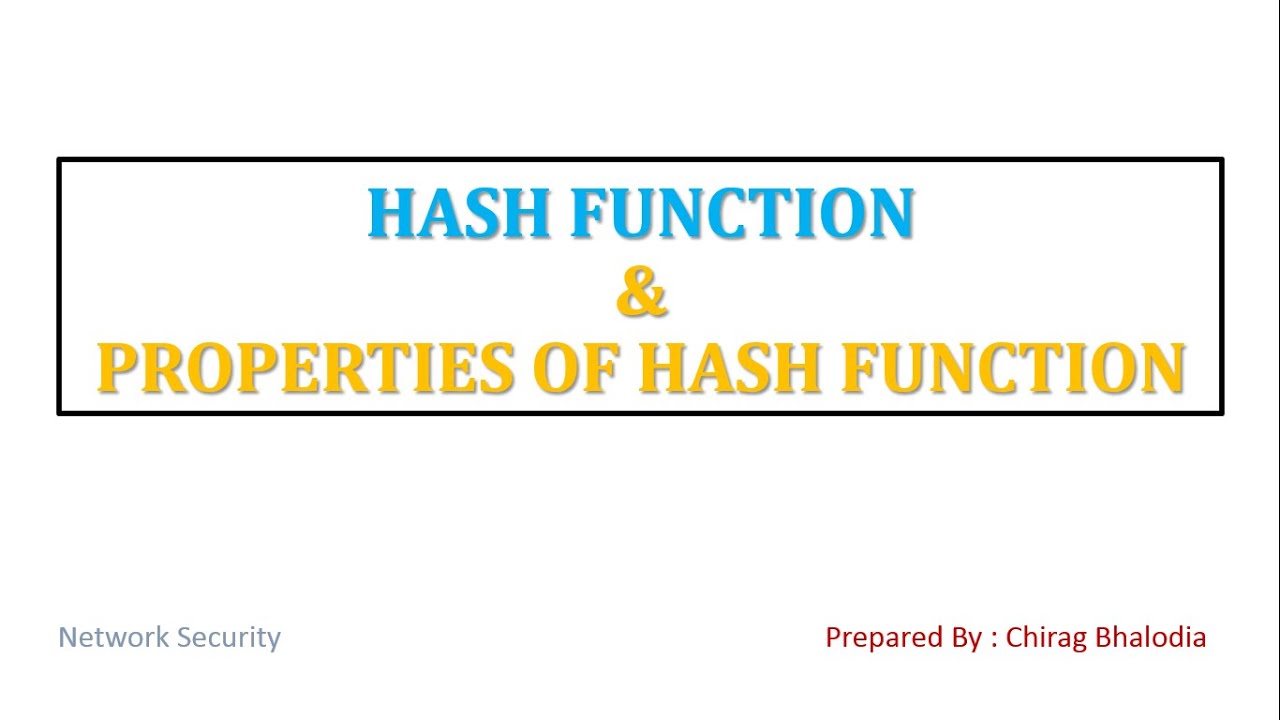 Understanding Hash Functions in Cryptography 🔐 | Key Properties & Simple Techniques