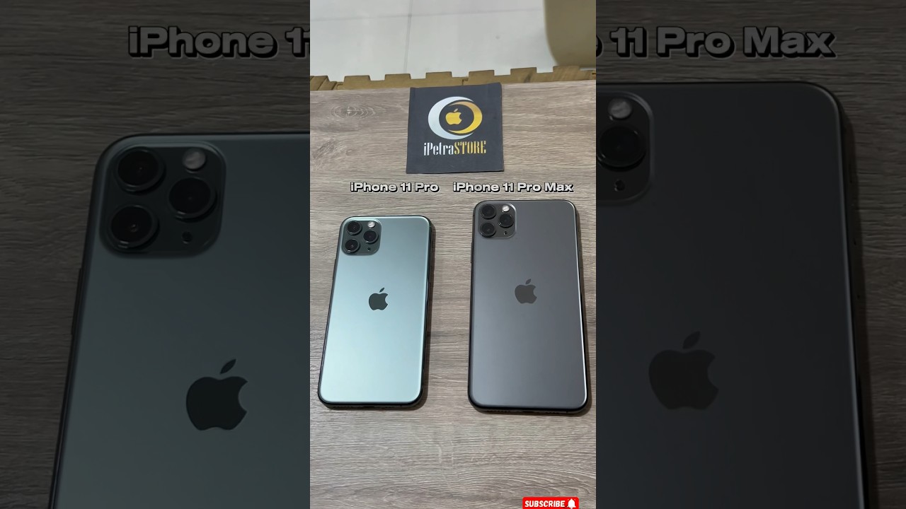Comparación entre iPhone 11 Pro y iPhone 11 Pro Max