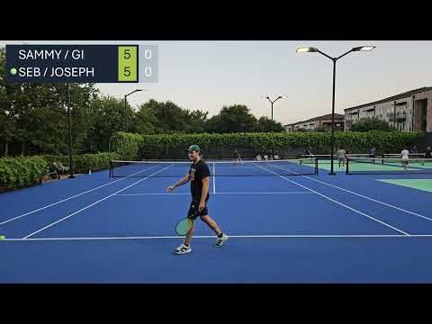 Close Tennis Doubles Match 7.29.25