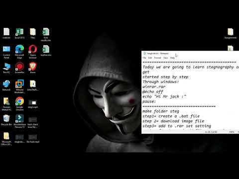 Steganography on Windows 10 | Hide Secret Data in Videos π