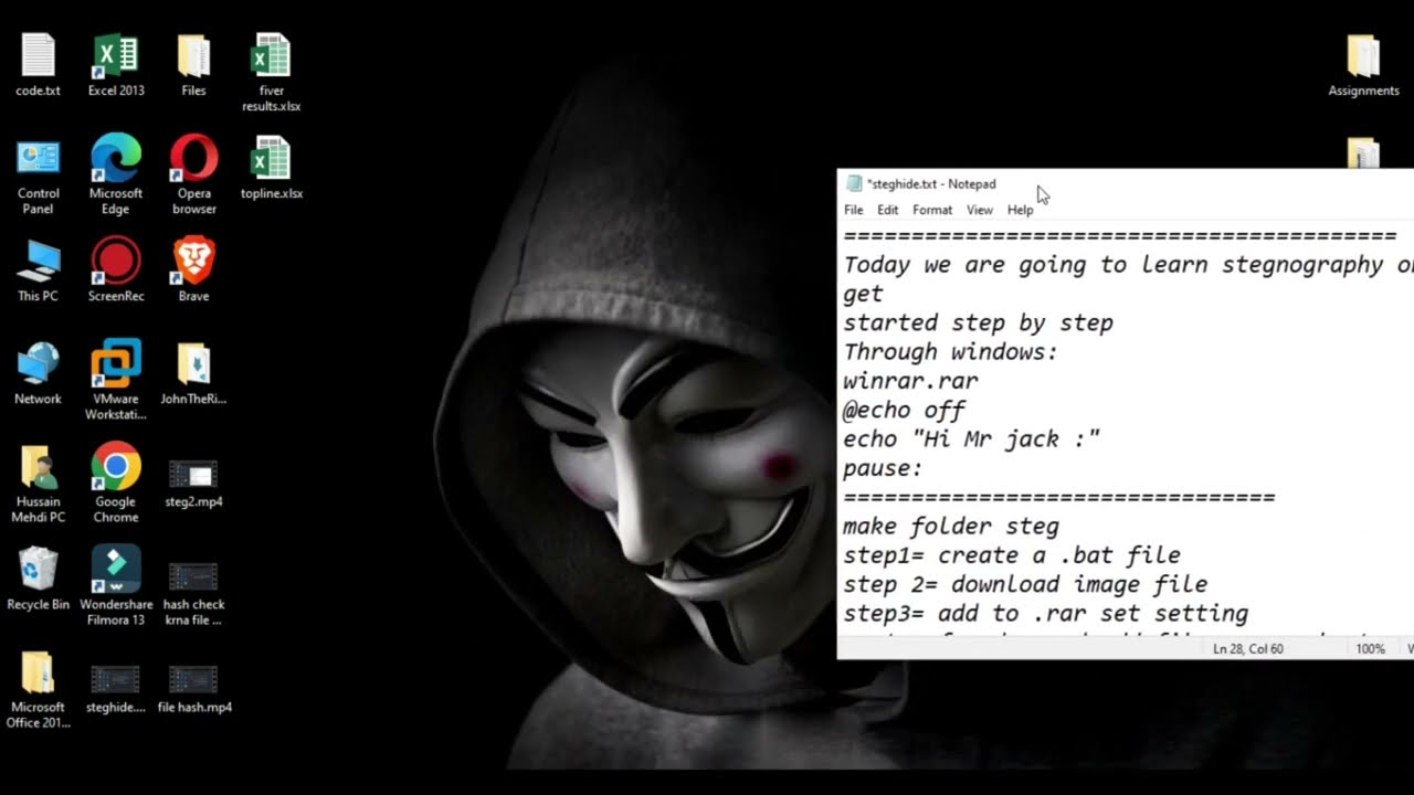 Hidden Secrets in Videos: Steganography on Windows 10 🔐