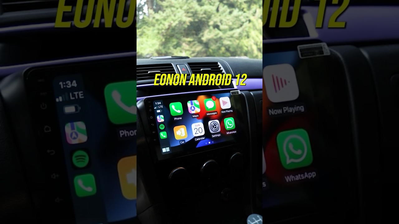 Top Android 12 Head Unit with Wireless Apple CarPlay 🚗