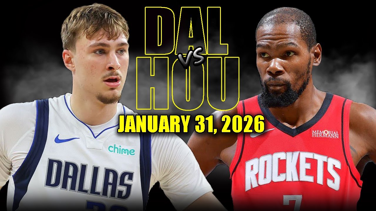 Dallas Mavericks vs Houston Rockets Full Game Highlights – January 31, 2026 | NBA Season