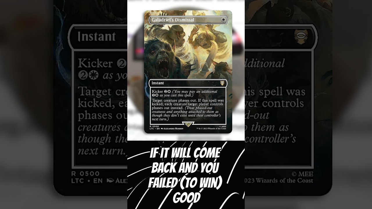 Galadriel’s Dismissal: The New Must-Have White Spell of 2023 or a Flop? 🧙‍♀️