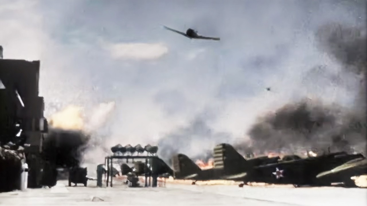 Uncensored Raw Footage From The Attack On Pearl Harbor