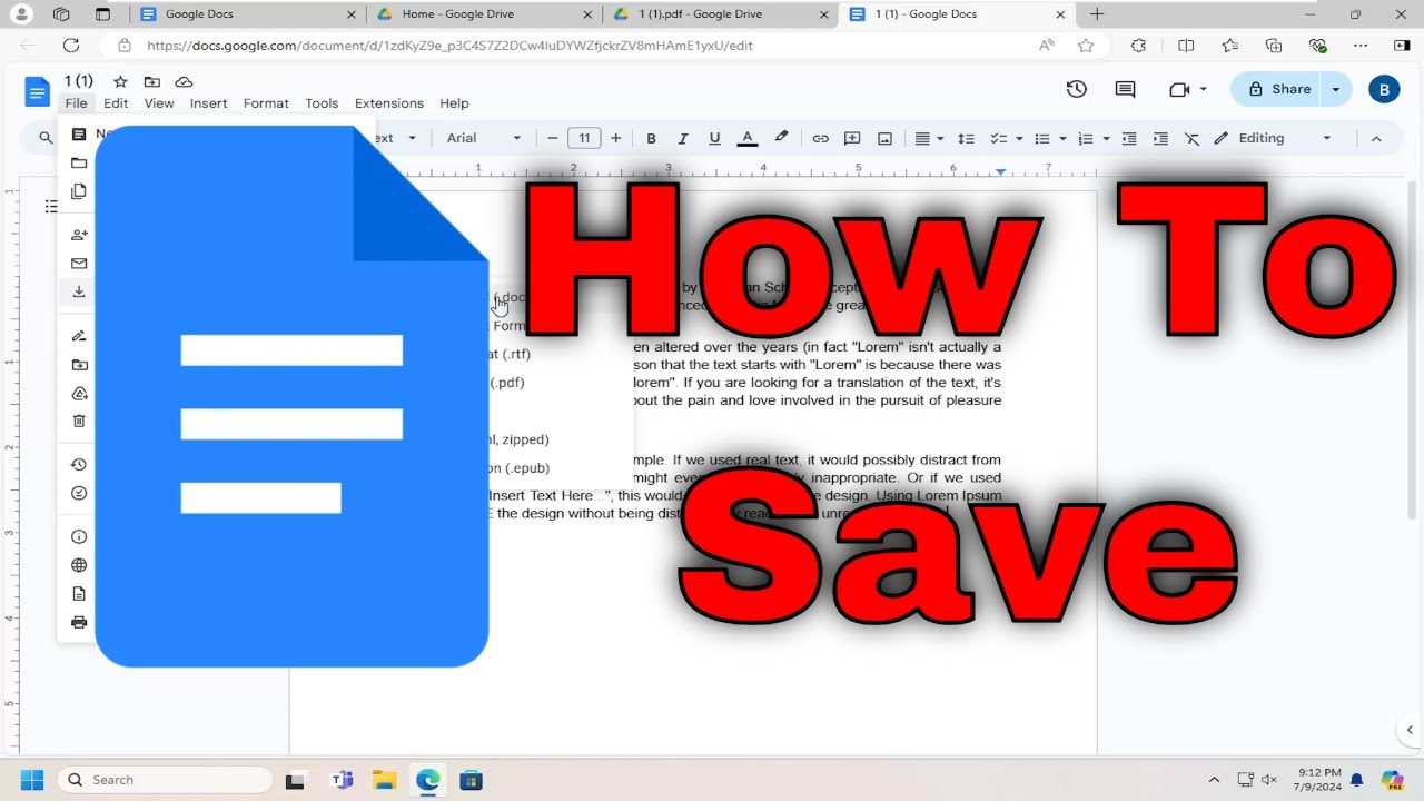 How to Save in Google Docs [Guide]
