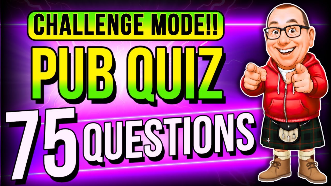 Trivia Pub Quiz Challenge: 75 General Knowledge Questions