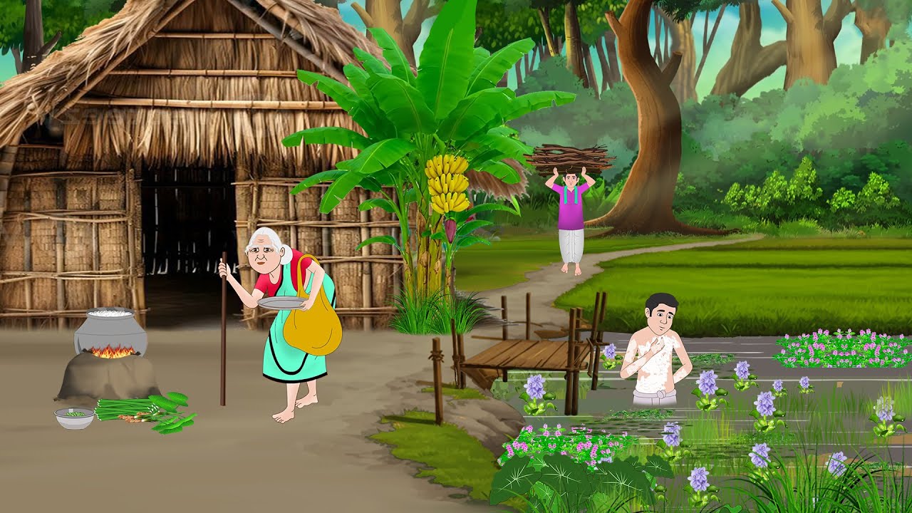 जंगल में बूढ़ी की रहस्यमय घर की कहानी | मजेदार हिंदी नैतिक कहानी 🏡