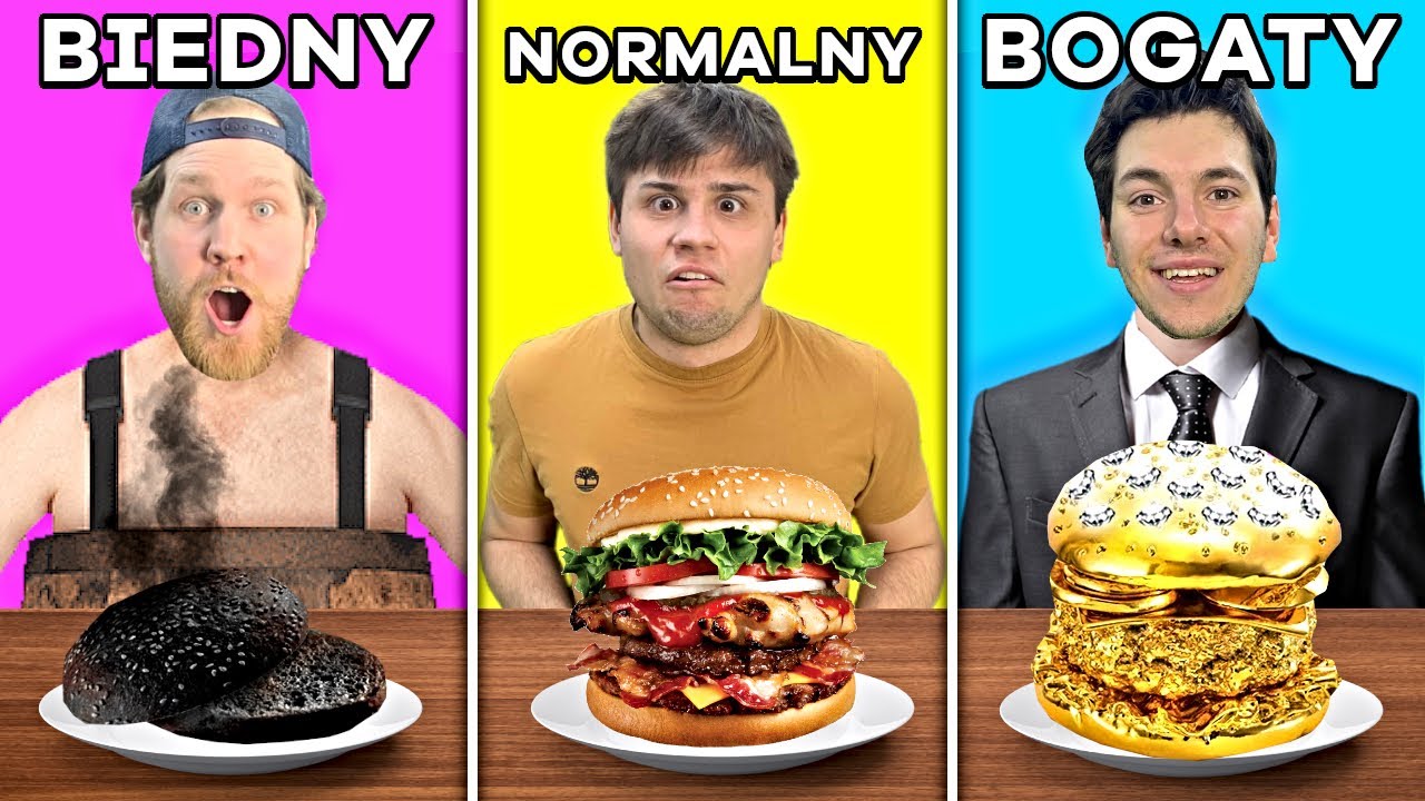 Jedzenie dla biedaka, normalnego i bogacza! 🍽️