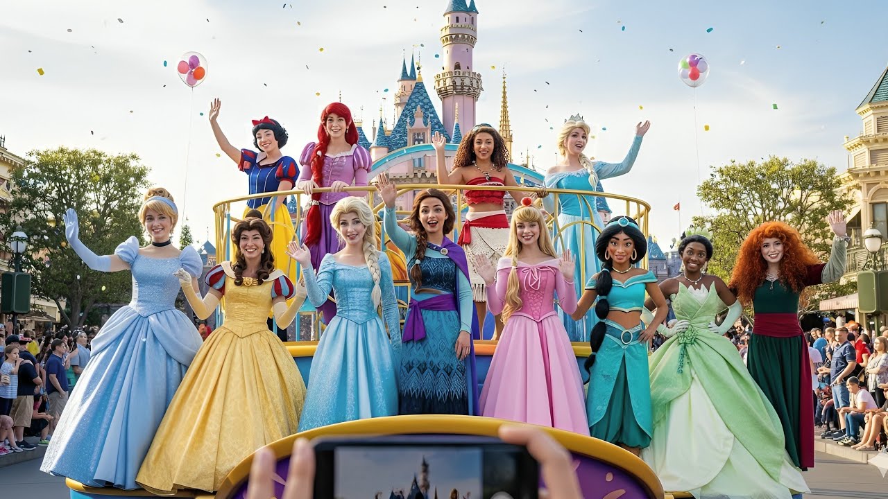 Disney Princess Parade & Cute Moments | 1-Hour Compilation