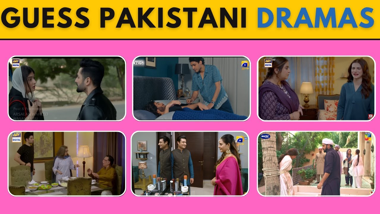 Can You Guess These Iconic Pakistani Dramas? 🎬 Test Your Knowledge!