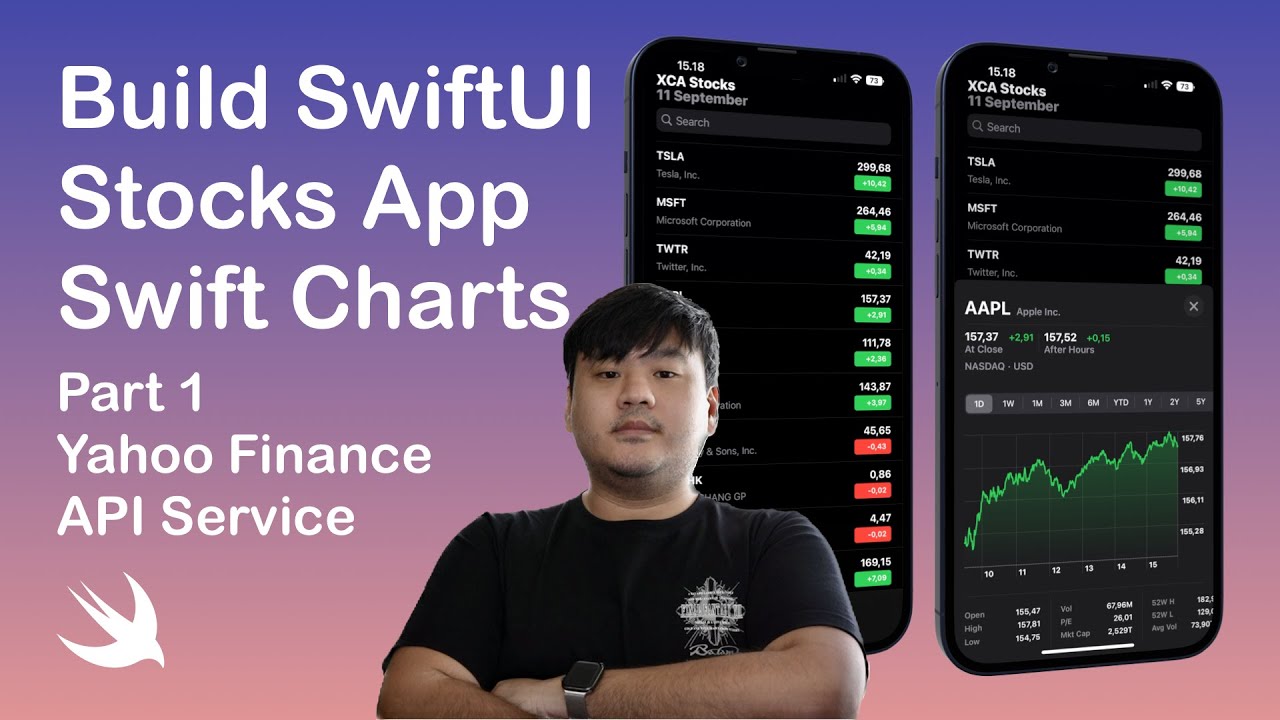 Build Stocks App with SwiftUI & Charts: Part 1 📈