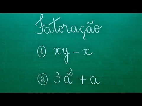 FATORAÇÃO - FATOR COMUM EM EVIDÊNCIA - Professora Angela Matemática