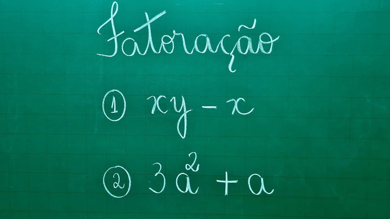 Fatoração: Como Identificar o Fator Comum em Evidência 📚
