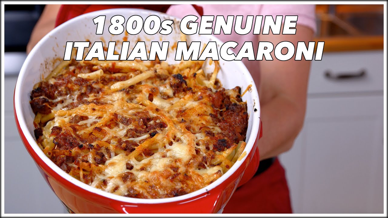 1800s Italian Macaroni from Rural America ๐ฎ๐น