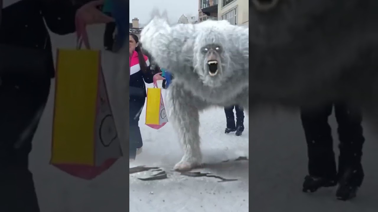 Mysterious Yeti Ice Man Spotted in Colorado Village! ❄️