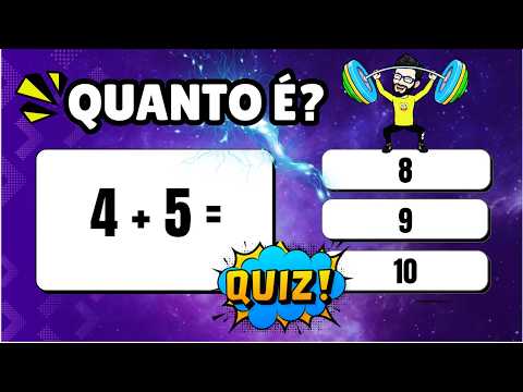 ⭐ Quiz da Soma: Consegue Acertar Todas? [APENAS 1% CONSEGUE]