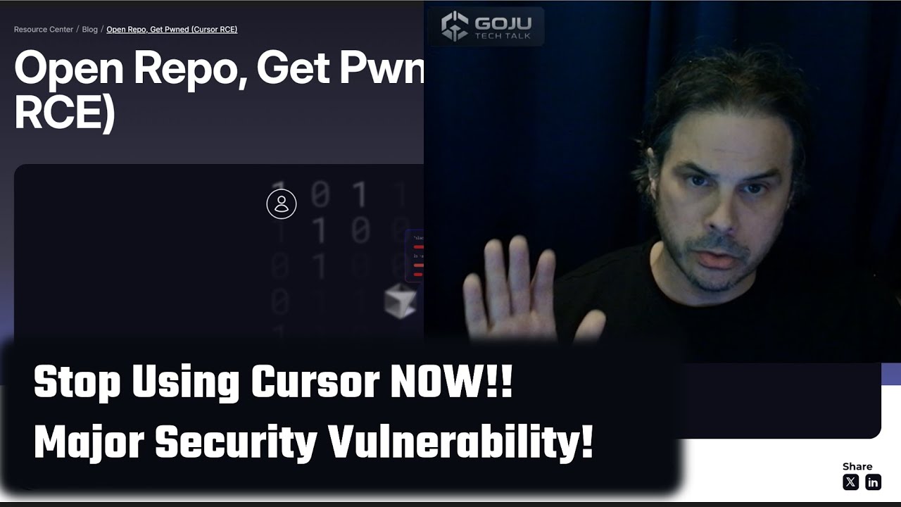 Urgent: Cease Using Cursor Immediately 🚨 – Critical Security Flaw Discovered