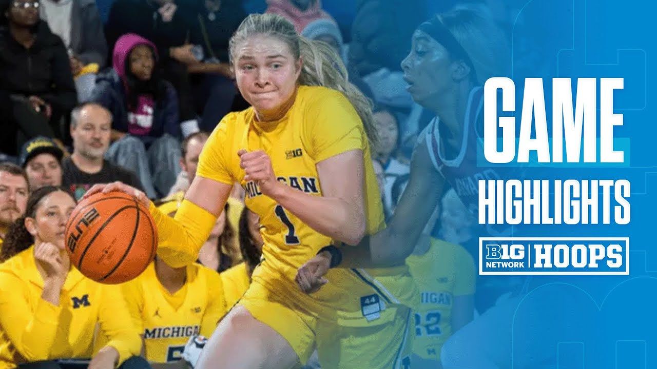 Binghamton vs. Michigan | Big Ten Women's Basketball Highlights