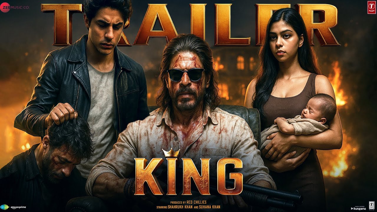 KING Hindi Trailer | Shahrukh Khan, Aryan & Suhana Khan | New 2025 Blockbuster 🎬