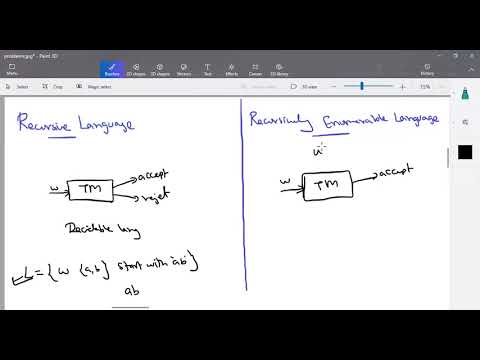 TOC Part 66 – Recursive and Recursively Enumerable Languages in Tamil by Deeba Kannan