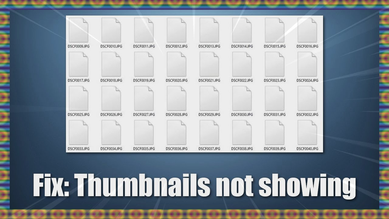 Fix Thumbnails Not Showing on Windows 🖼️