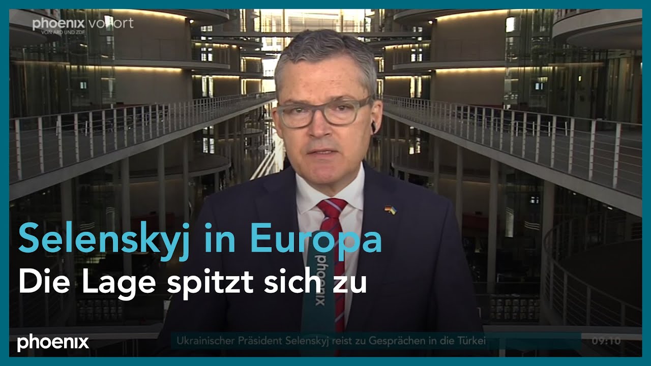Phoenix-Tagesgespräch: Kiesewetter zu Selenskyjs Europa-Reise